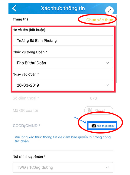 App Thanh Niên Việt Nam bị lỗi web không vào thi trực tuyến được
